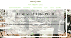 Desktop Screenshot of creativecateringperth.com
